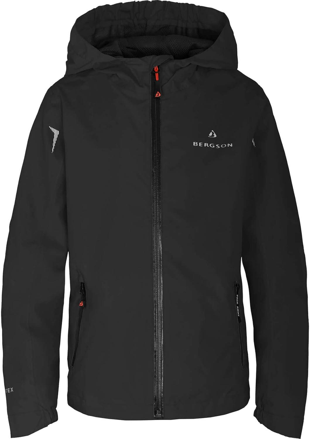 Bergson Kinder Regenjacke LIO - Wanderjacke - Fahrradjacke - Outdoorjacke - wasserdicht - winddicht