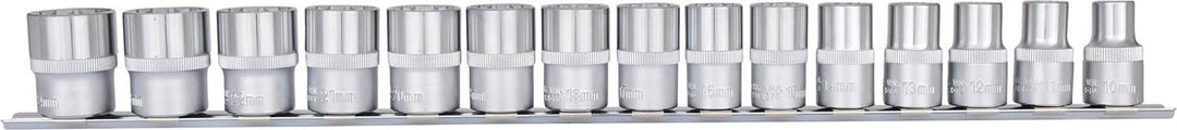 KS Tools 911.1285 1/2" 12-kant-Stecknuss-Satz, 15-tlg., 10-24mm