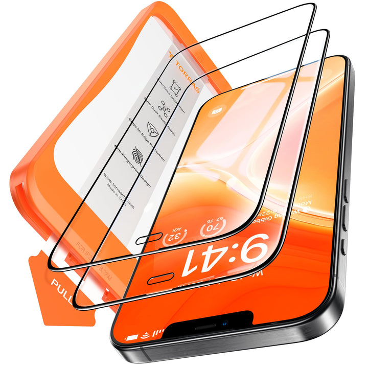 TORRAS für iPhone 12/12 Pro für Panzerglas Zertifizierung auf TOP Stossfestigkeit Schutzglas iPhone