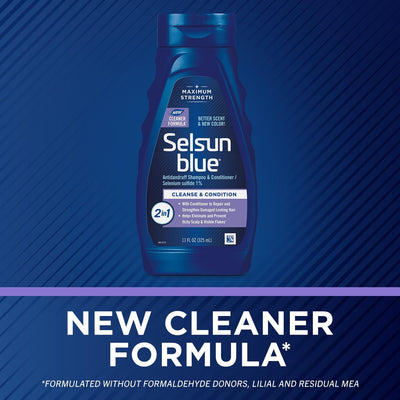 Selsun  Blue Naturals - Anti-Schuppenshampoo 2-In-1 Stärke 325 ml