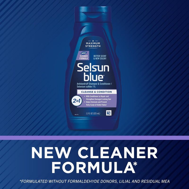 Selsun  Blue Naturals - Anti-Schuppenshampoo 2-In-1 Stärke 325 ml