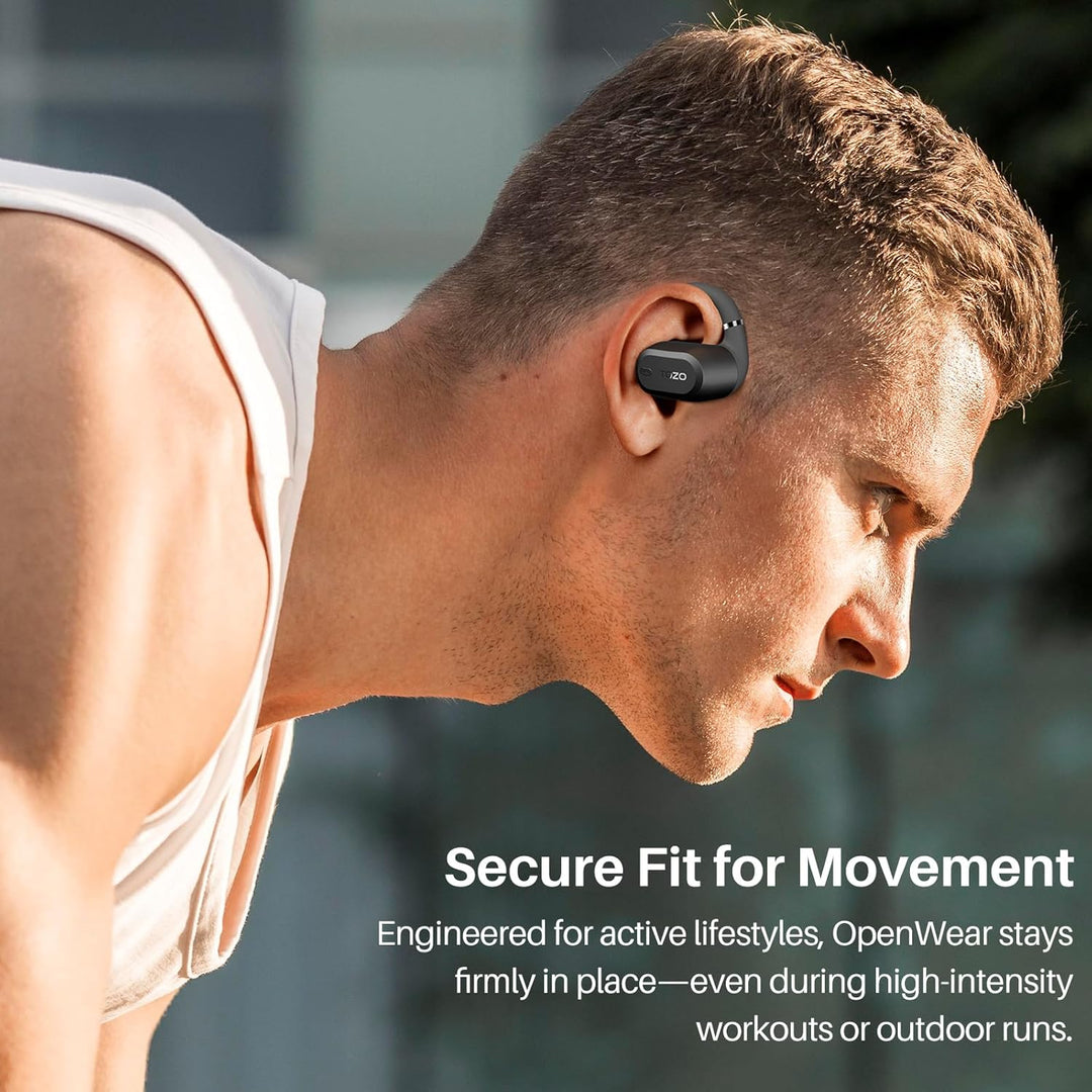 TOZO OpenWear Open Ear Kopfhörer mit bügel,komfortabel Kopfhörer Kabellos Bluetooth 5.3,Open Sport K