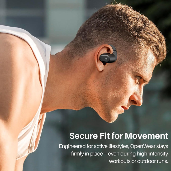 TOZO OpenWear Open Ear Kopfhörer mit bügel,komfortabel Kopfhörer Kabellos Bluetooth 5.3,Open Sport K