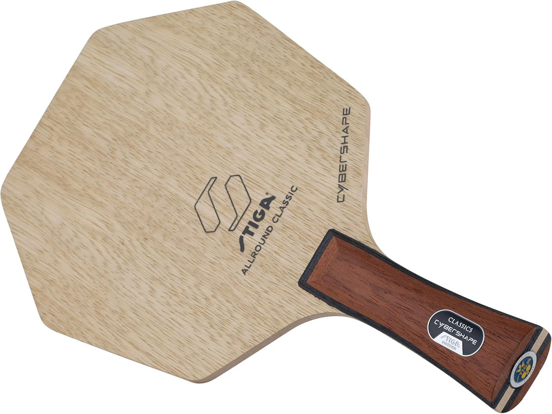 STIGA Allround Classic Cybershape - Offensives 5-Layer Tischtennisholz - Leichtgewichtig mit Präzisi