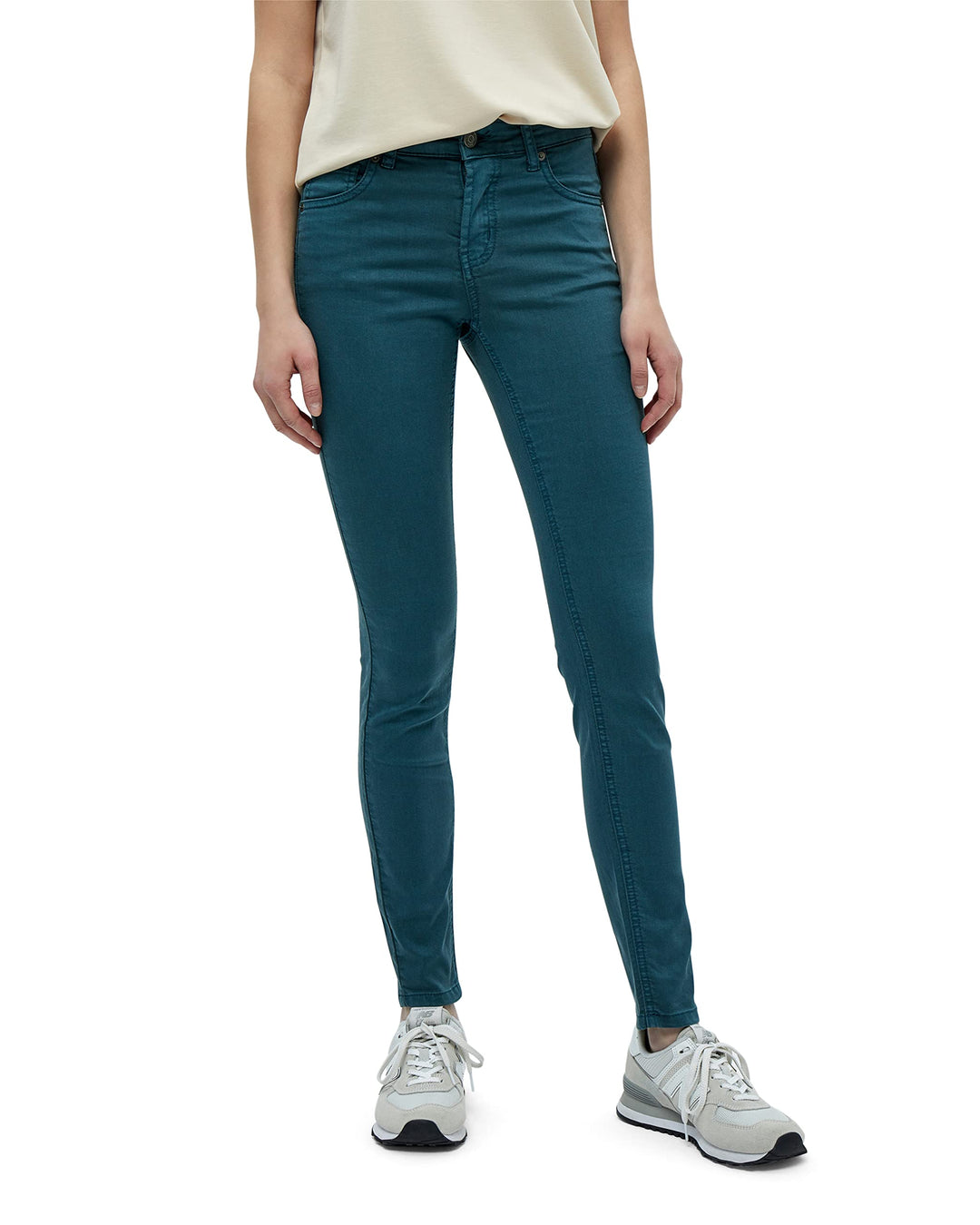 Desires Damen gefärbte Jeans mit mittelhohem Bund 30 1495 Atlantic Deep, 30 1495 Atlantic Deep