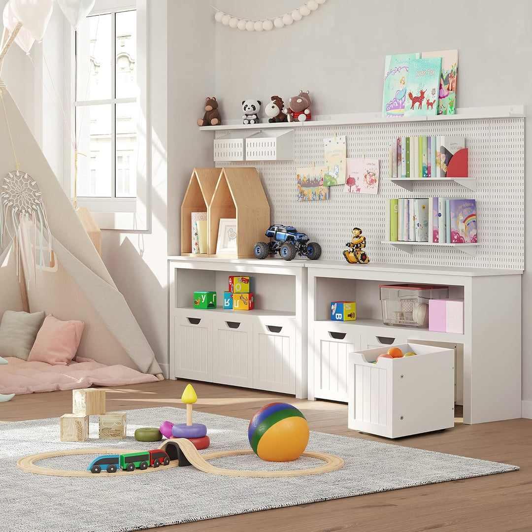 VASAGLE Kinderregal, Spielzeugaufbewahrung für Kinder, Aufbewahrungsschrank, Spielzeugschrank, Aufbe