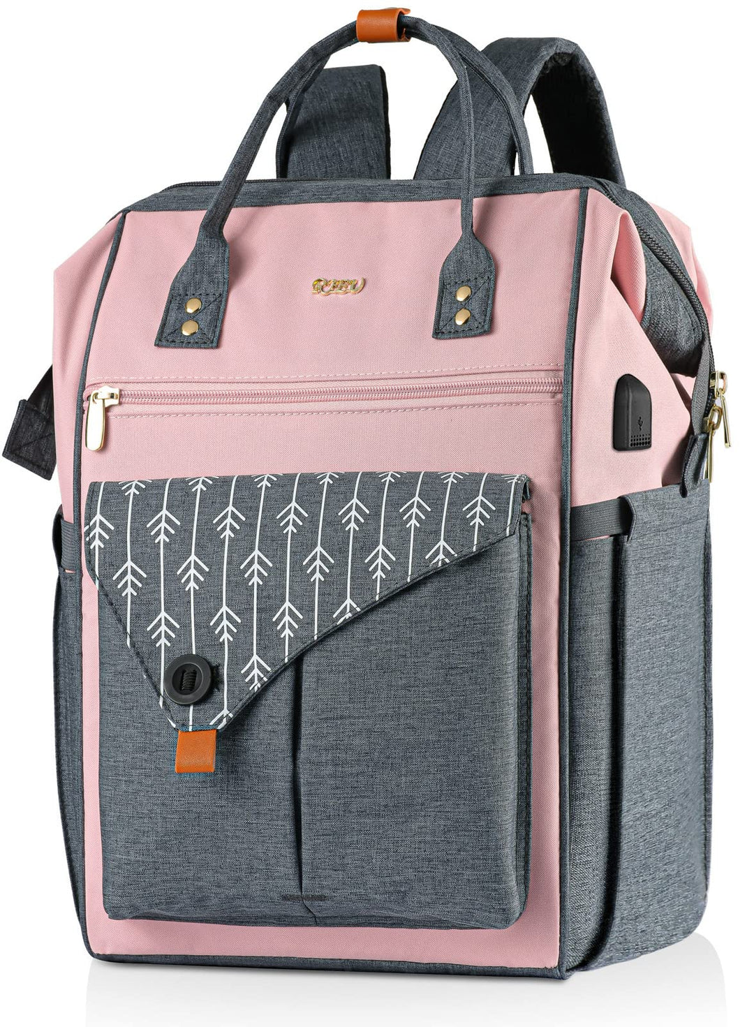 Rucksack Damen für Schule Laptop Rucksack 15,6 Zoll Schulrucksack Mädchen Teenager Daypack Wasserdic