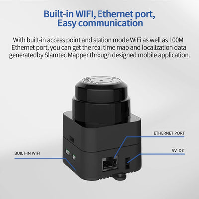 Slamtec RPLIDAR M2M2 360-Grad-2D-Mapping-Lidar Scanner 40 Meter Scanradius LIDAR-Sensor mit stummges