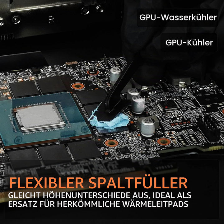 Thermal Grizzly TG Putty Advance – Elektrisch nicht leitender Wärmeleitknete für GPU-Modding und Wär