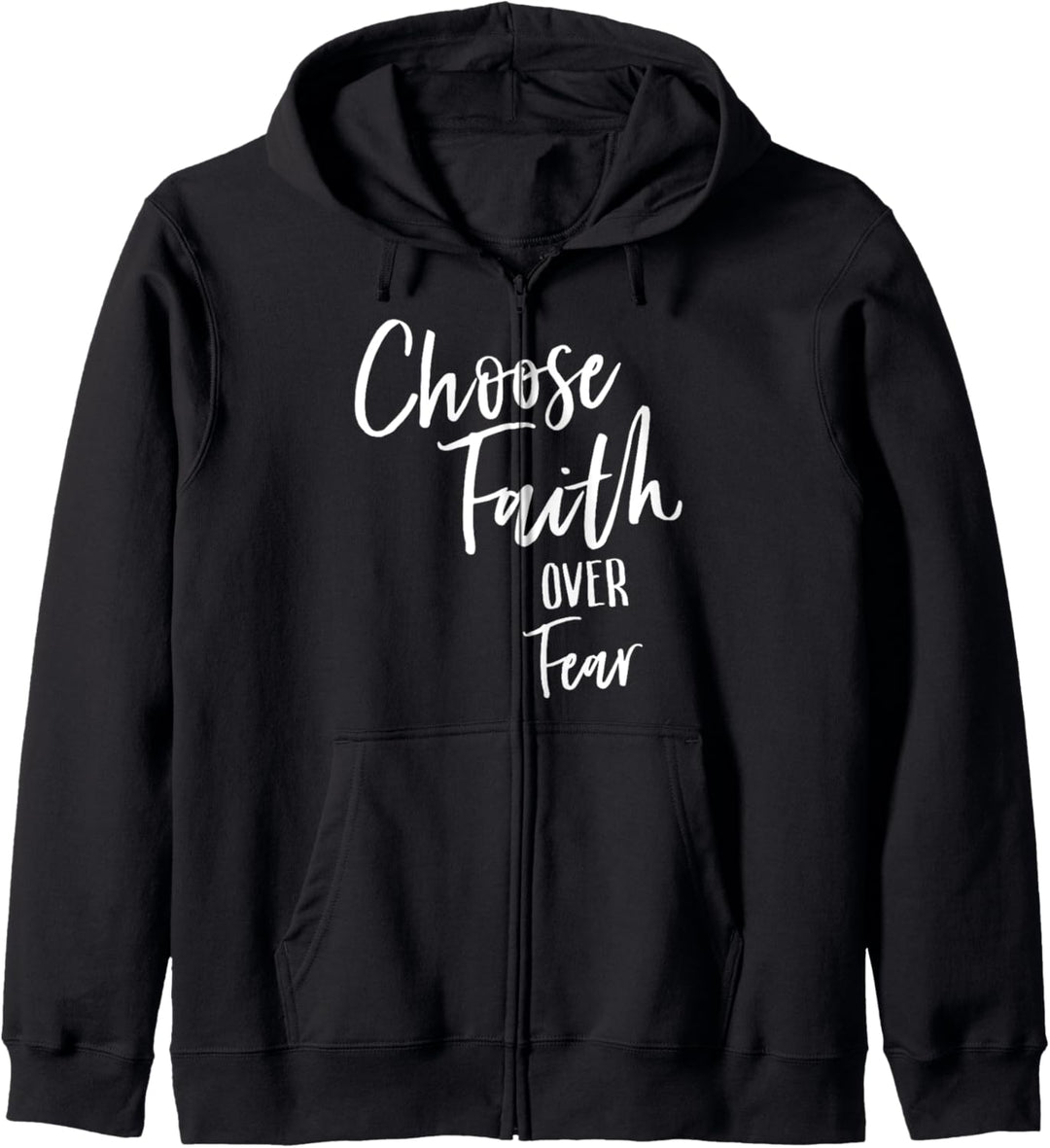 Choose Faith Over Fear Shirt Jesus Is In Charge Gift Kapuzenjacke