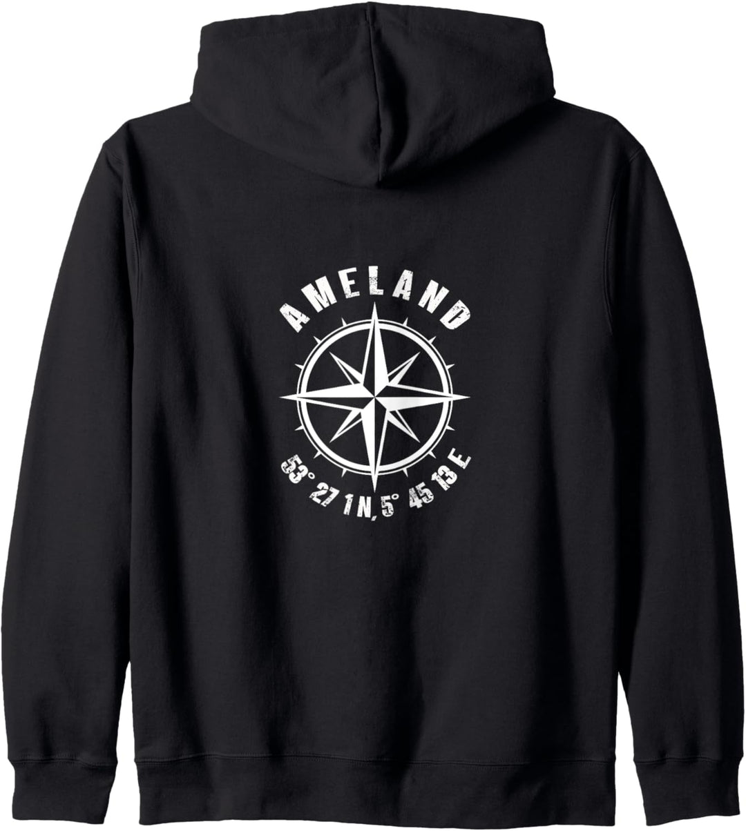 Ameland Nordsee Insel Koordinaten Karte Urlaub Kapuzenjacke