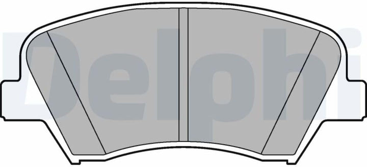 Delphi LP2293 Bremsbelag - (4-teilig)