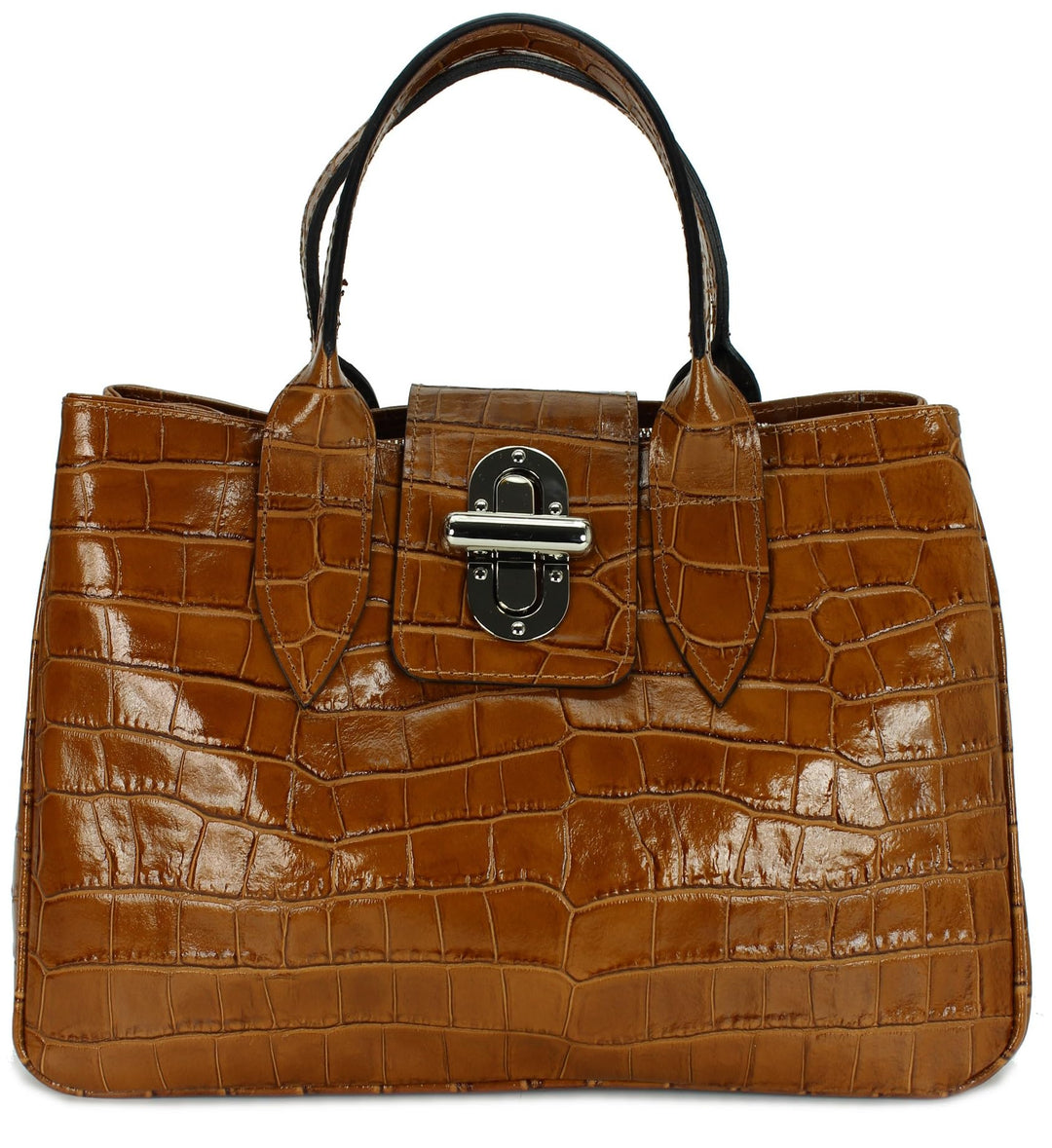 Belli Echt Leder Handtasche italienische Damen Ledertasche Umhängetasche Henkeltasche in Glattleder,