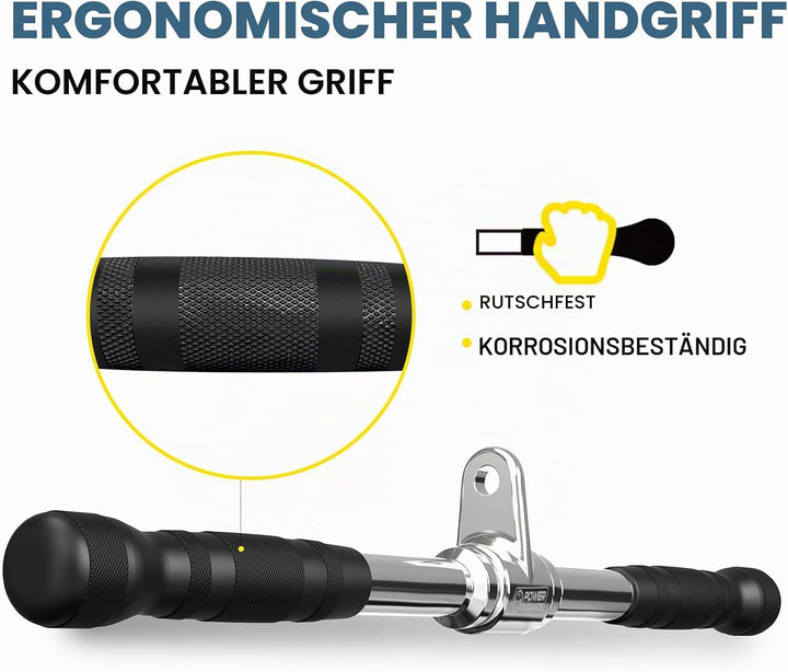 POWER GUIDANCE Trizeps-Kabelzug nach unten drücken, Gewicht Maschinenzubehör 5# V Handle+Rotating Ba