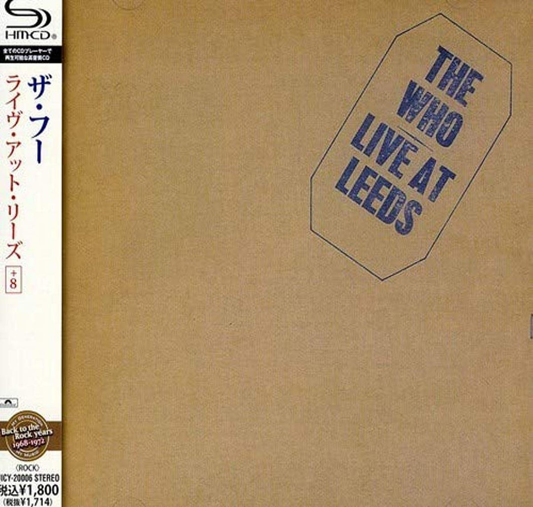 Live at Leeds, Audio-CD