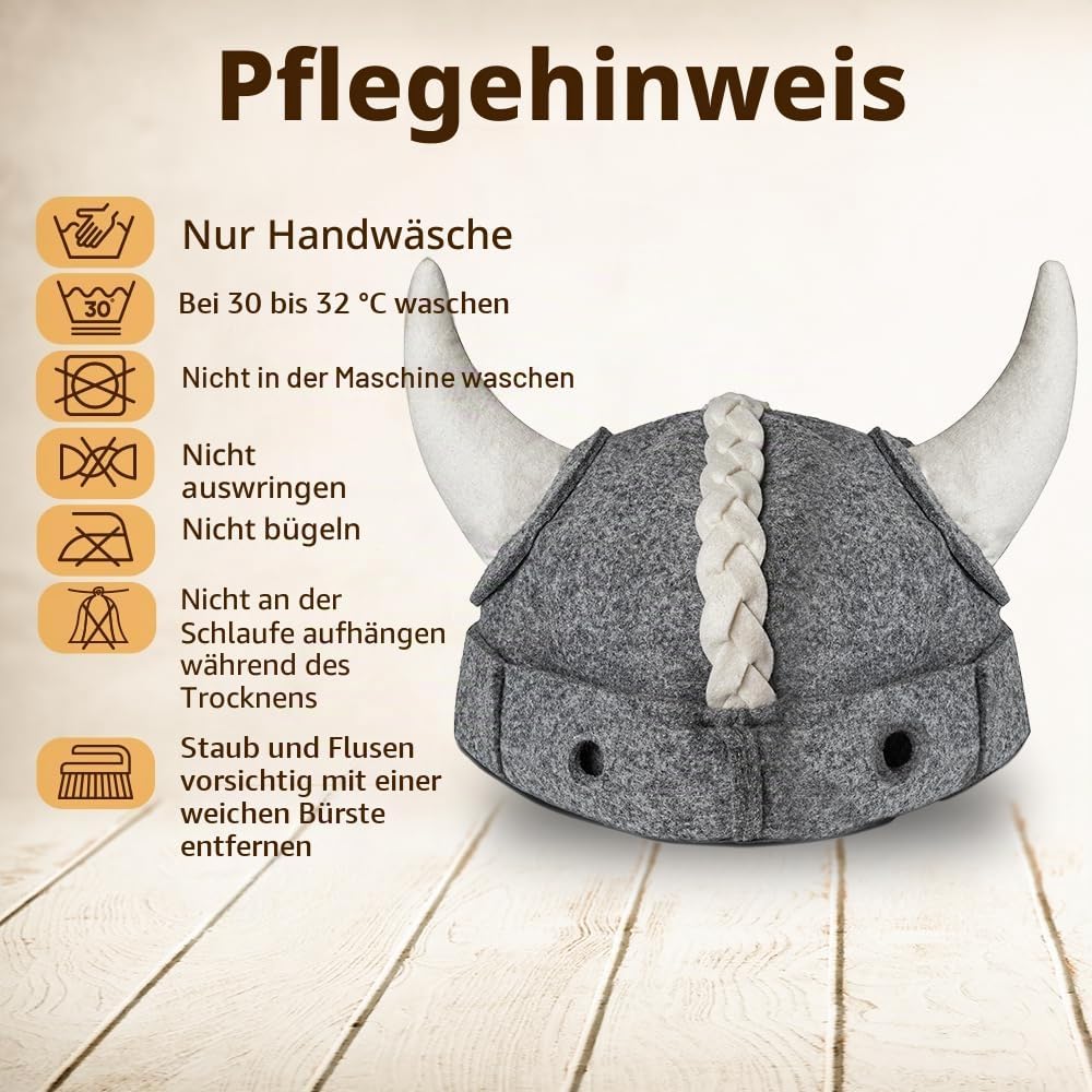 SHSH trade group Saunahut Wikinger Russischer Banya Hut für Herren - Hüte Saunahut für