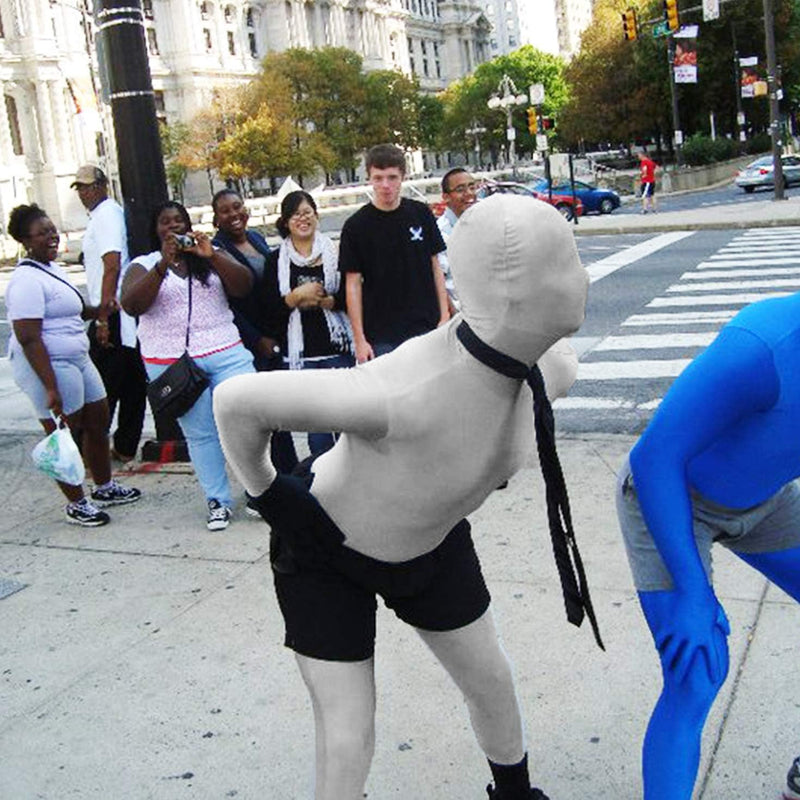 Morphsuits MSSI2 Farbe Costume Body Suit, Silber, XXL Silber XXL, Silber XXL