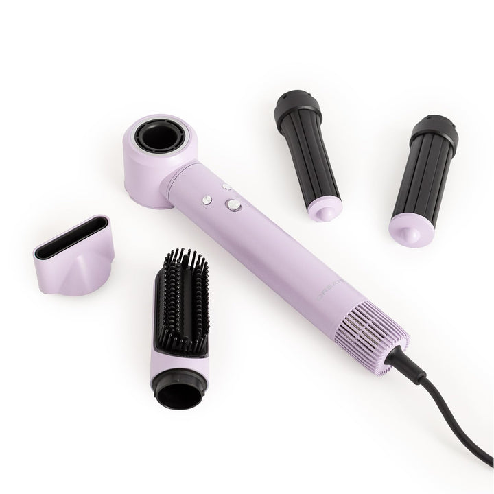 CREATE/ION STYLER PRO / 5-in-1-Ionen-Lufttrockner und Stylingbürste Violett/DC Brushless Motor, 3 Ge