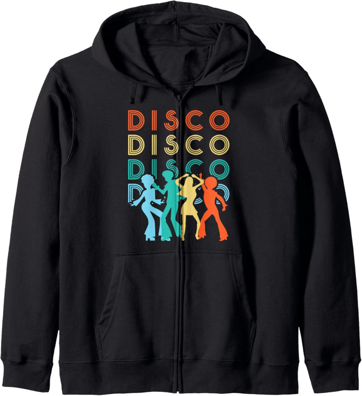1970er 70er Retro Disco Dancers Kapuzenjacke