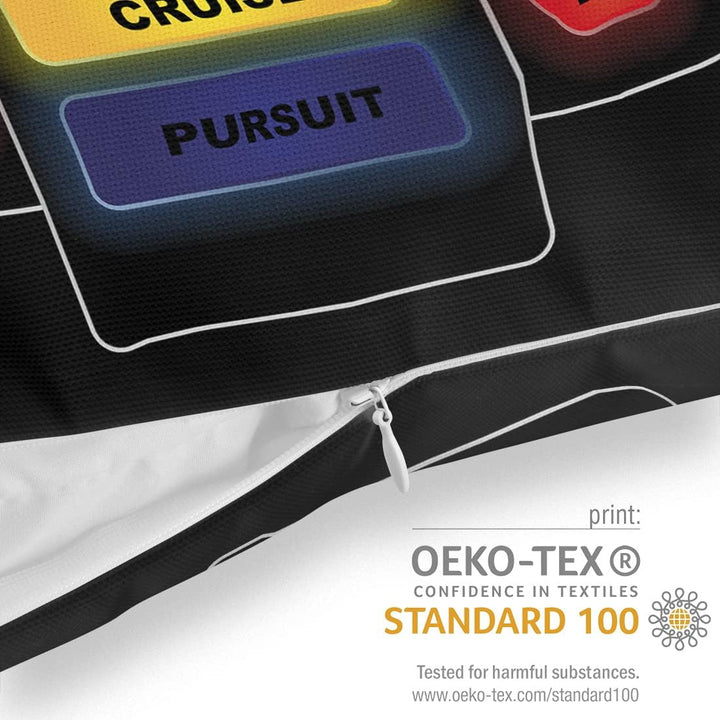 VOID K.I.T.T. Interface Kissenbezug Kissenhülle Polyester wasserfest Outdoor Michael Knight 2000 Bla