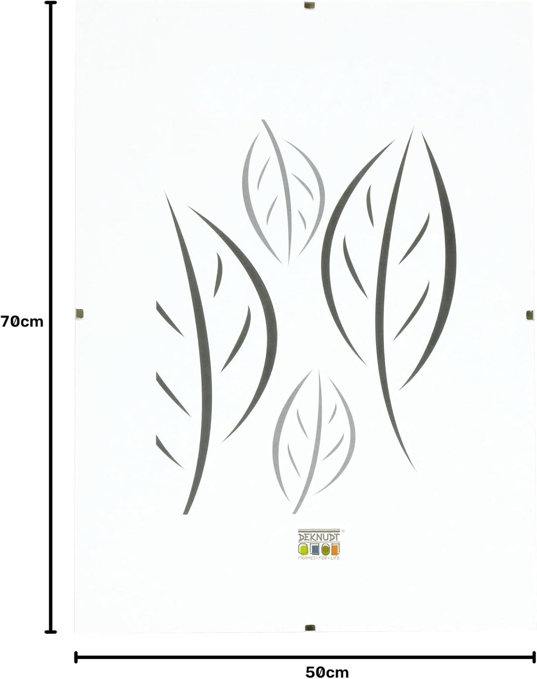 Deknudt Frames S200K9-50.0X70.0 Bilderhalter, Rahmenlos, 72 x 52 x 1,5 cm