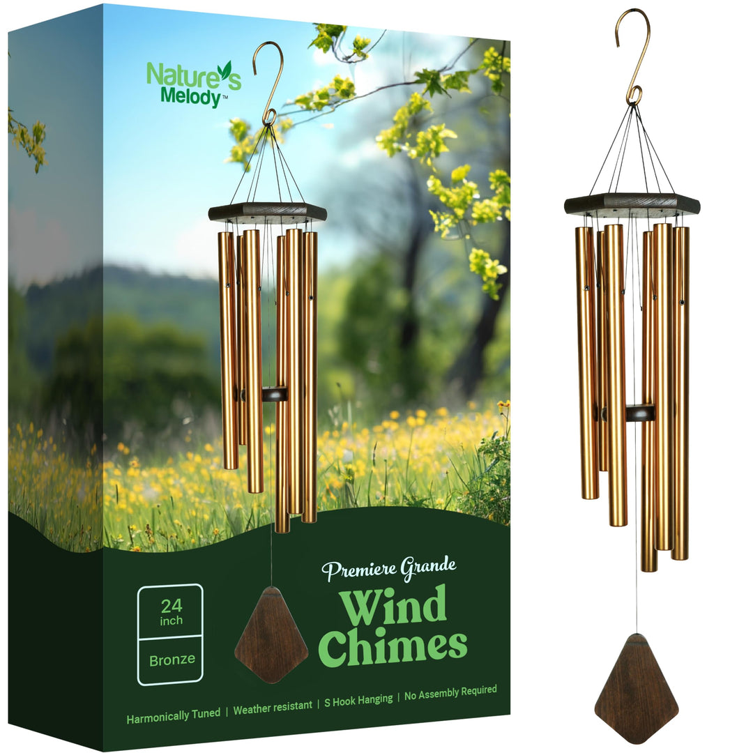 Nature 's Melody pg14br 35,6 cm Premiere Grande Windspiel – Bronze 24-Inch Bronze, 24-Inch Bronze