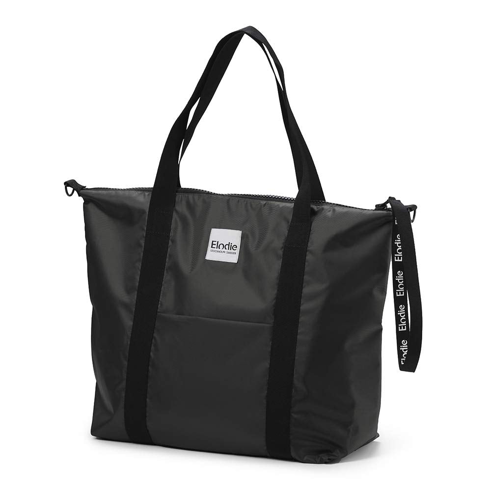 Elodie Details Wickeltaschen Soft Shell mit Schnallen und Wickelunterlage L Brilliant Black, L Brill