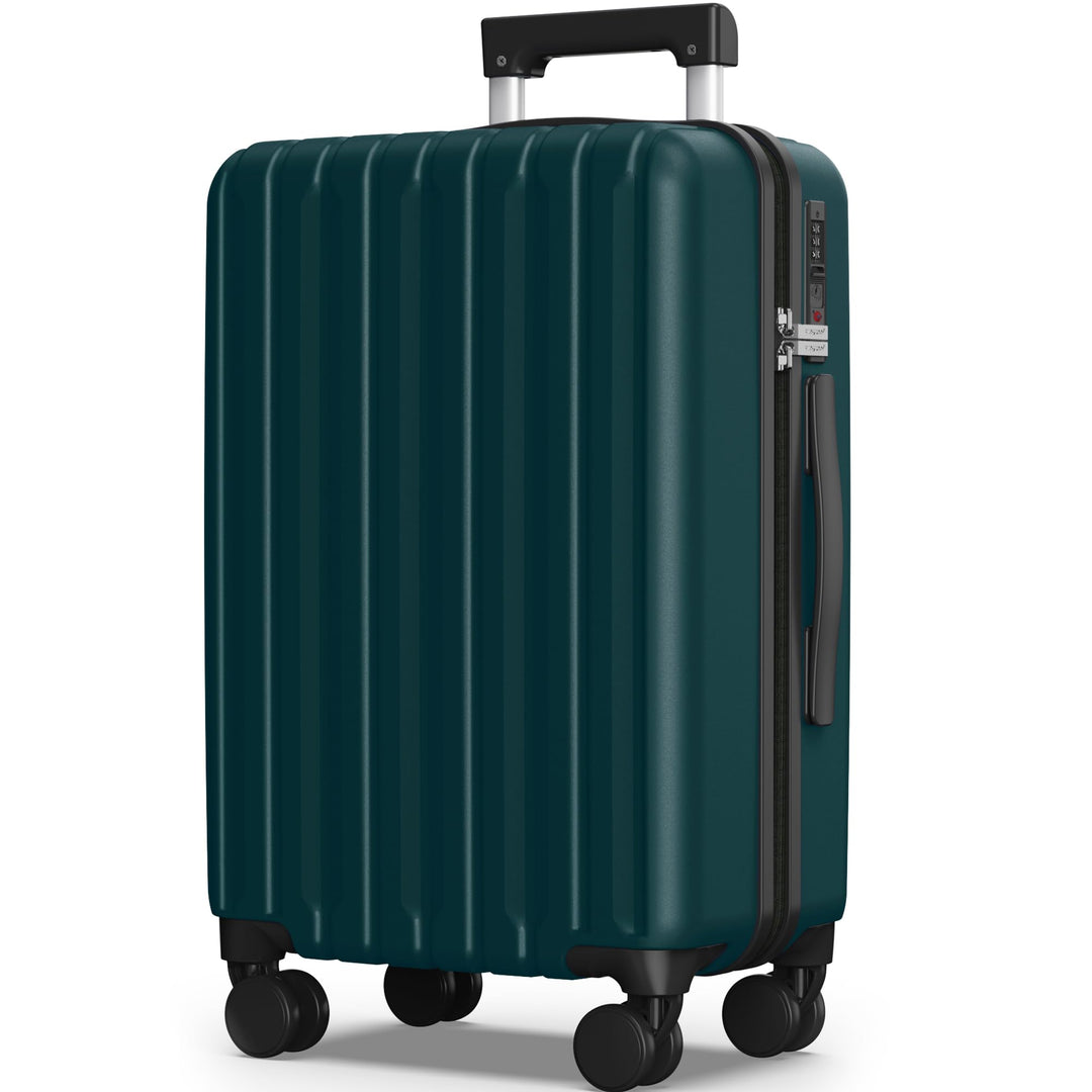 SHOWKOO Koffer Gross 75cm Hartschale Leicht Reisekoffer Polycarbonat Erweiterbar Haltbar Trolley Han