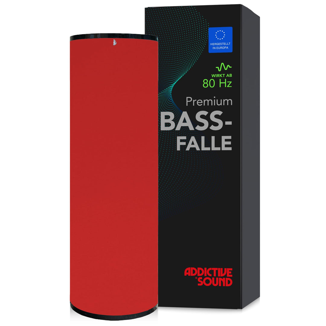 Addictive Sound Premium Schalldämmung Wand 100x30 cm Bassfalle - Akustikpaneele Wand zum Hause, Stud