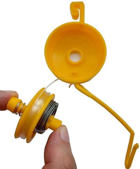 20Pcs Pflanzenstützen Yoyo Grow Hanger with Stopper, Pflanzen Aufhängung Staudenhalter, Ausziehbar P