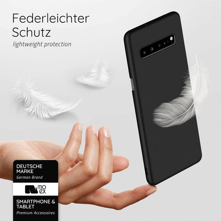 moex Alpha Case für Samsung Galaxy S10 5G Hülle Ultra Dünn, Schutzhülle mit erhöhtem Kameraschutz, S