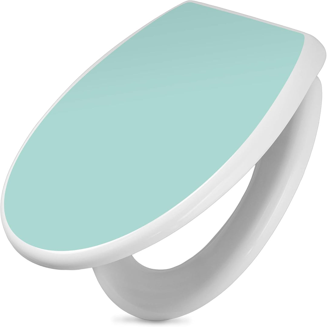 banjado Toilettendeckel mit Absenkautomatik 44,5x37cm - Soft Close Toilettensitz - WC Sitz mit Absen