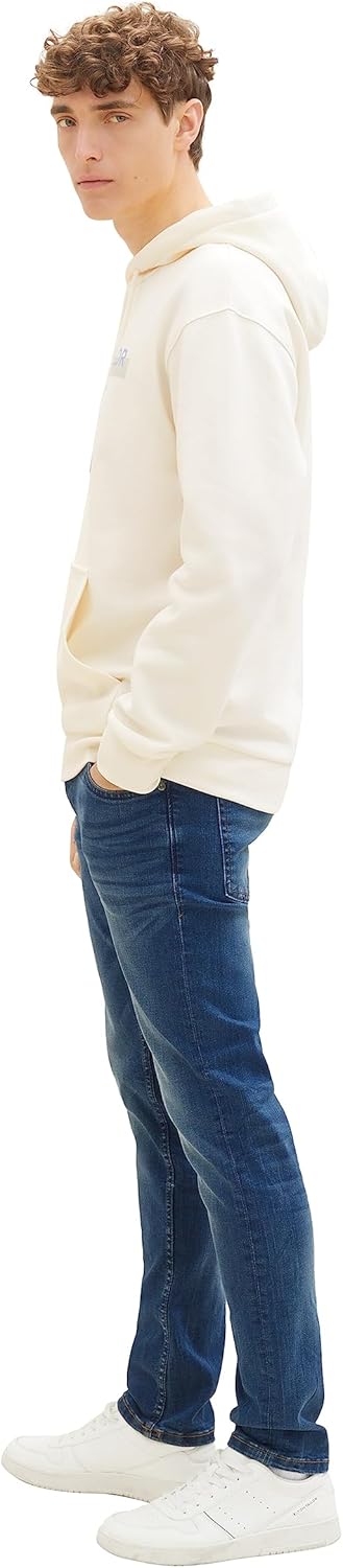 TOM TAILOR Denim Herren Slim Piers Jeans 28W / 32L 10119 - Used Mid Stone Blue Denim, 28W / 32L 1011