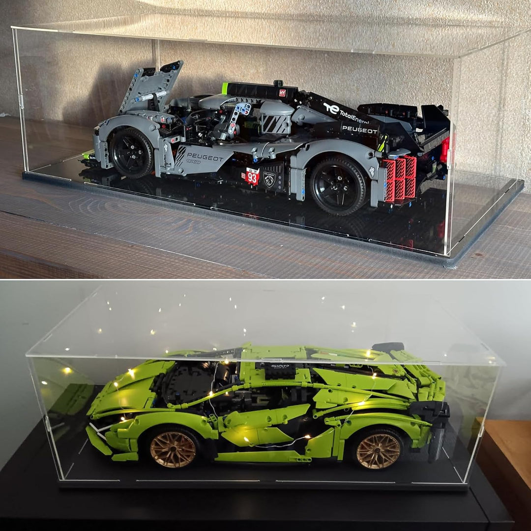 Acryl Vitrine Klar für Lego Actionfiguren Funko Pop Modell Skulptur Transparenter Plexiglas Display