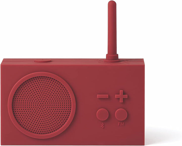 Lexon TYKHO 3 Tragbarer Bluetooth Lautsprecher mit FM Radio, Wasserdicht und Wiederaufladbarer Akku