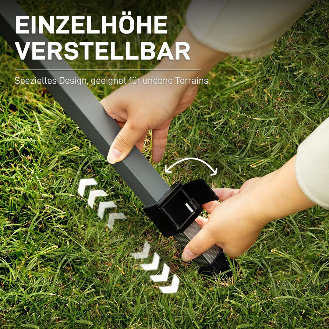 EVER ADVANCED Campingtisch Klappbar Aluminium 120X70CM Klapptisch 80KG Belastbar Aufrollbarer Tischp