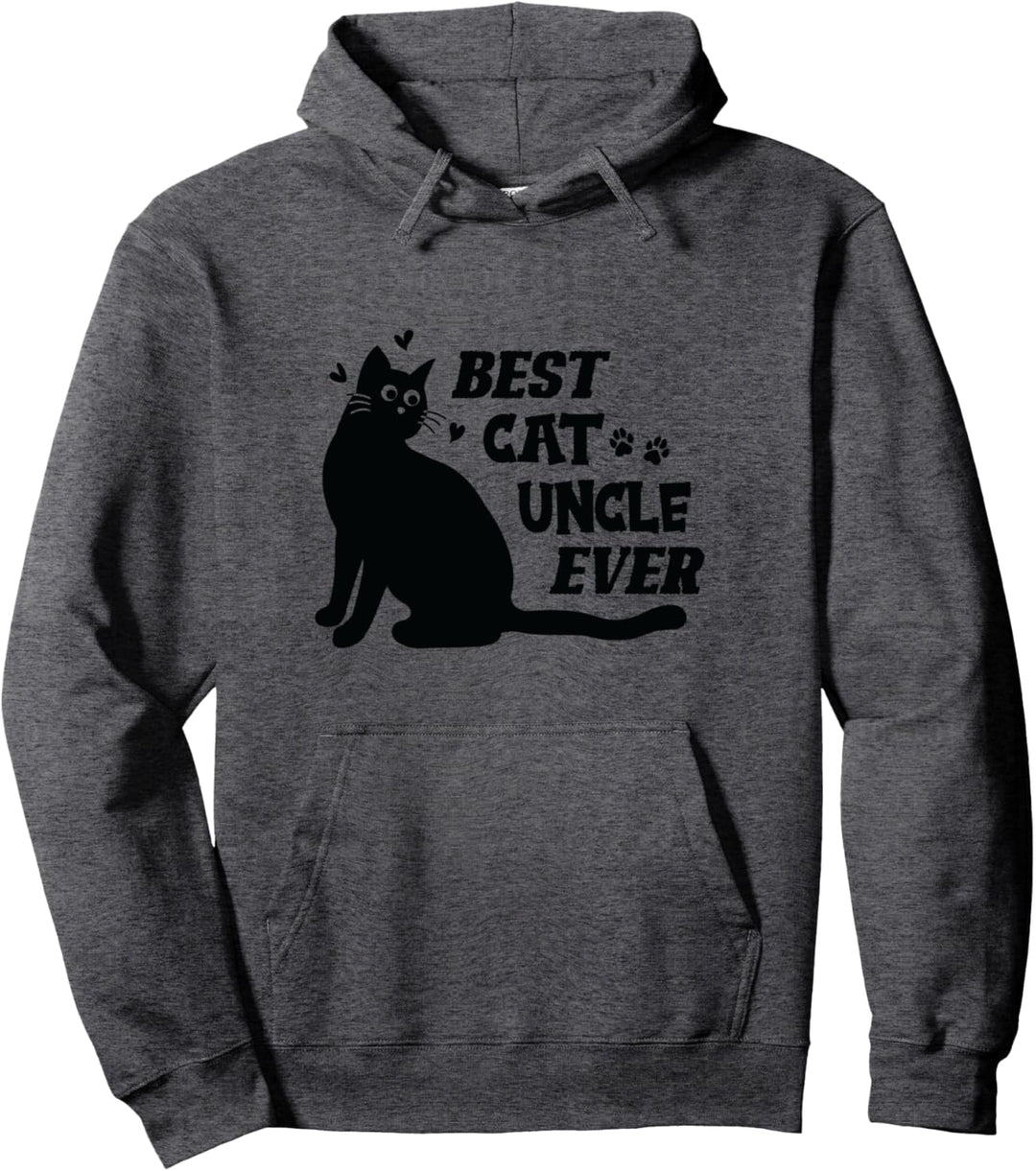 Best Cat Onkel Ever Uncle Loves Cats Pullover Hoodie