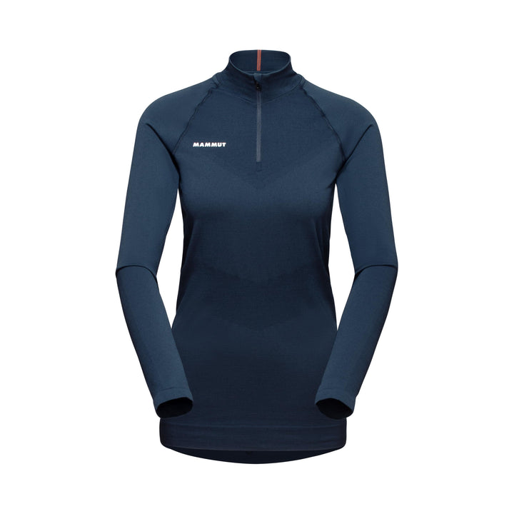 Mammut Damen Trift Half Zip Longsleeve, Marine