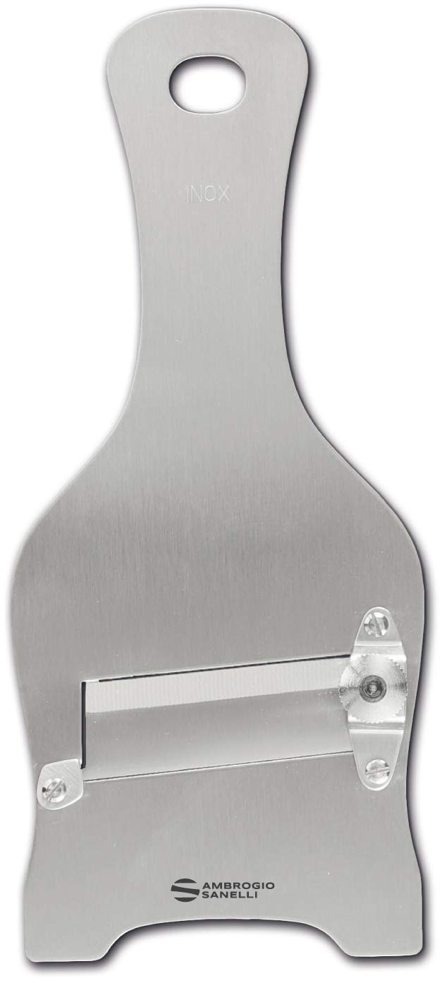 Sanelli Ambrogio Trüffelhobel mit Edelstahlklinge, 1710.000, glatt, 23,0 cm x 9,0 cm x 2,5 cm