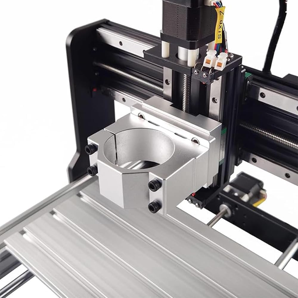 65 mm CNC Spindelmotorhalterung, Aluminiumlegierung CNC-Motorhalterung Spindelmotorhalterung mit Sch