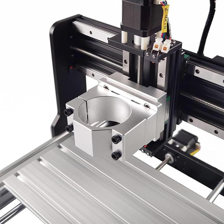65 mm CNC Spindelmotorhalterung, Aluminiumlegierung CNC-Motorhalterung Spindelmotorhalterung mit Sch