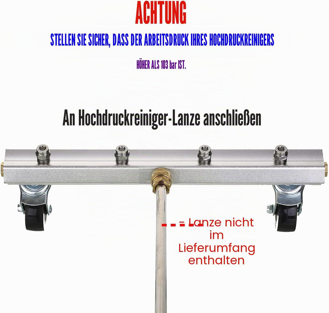 M Mingle Hochdruckreiniger Unterwäsche-Reiniger, 4000 PSI 13 Inch, MEHRWEG