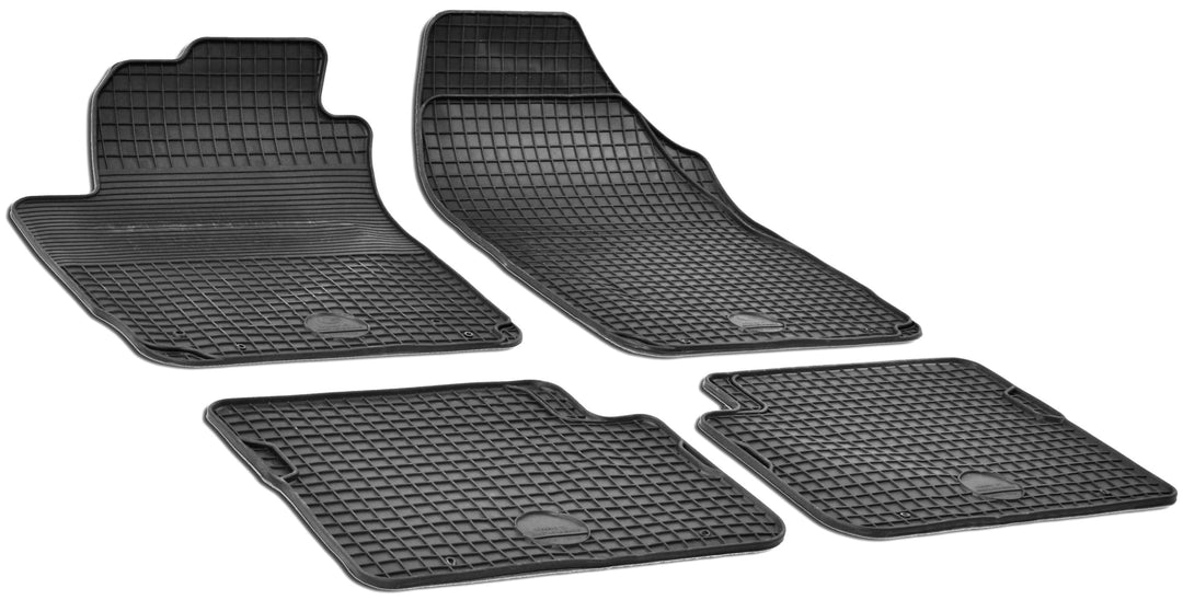WALSER DirtGuard Gummi Fussmatten Auto kompatibel mit Alfa Romeo Giulietta/FIAT Bravo II/FIAT Stilo/