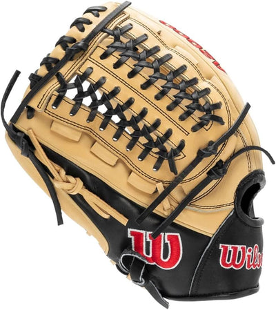 Wilson Herren 2022 A2000 D33 (P) Baseball-Handschuh 11.75" Blonde/Schwarz – Standardhandschuh, 11.75