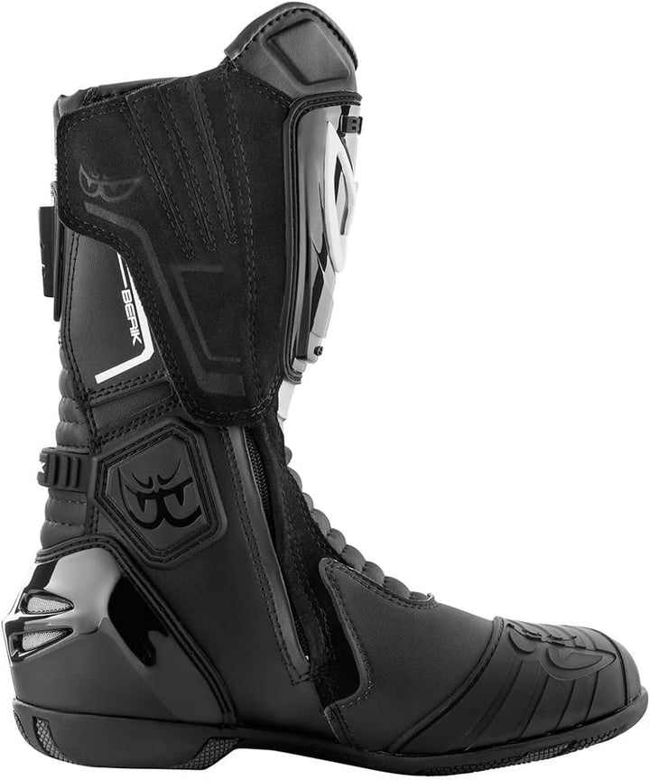 Berik Donington Motorradstiefel, schwarz, 37 37 EU Schwarz, 37 EU Schwarz