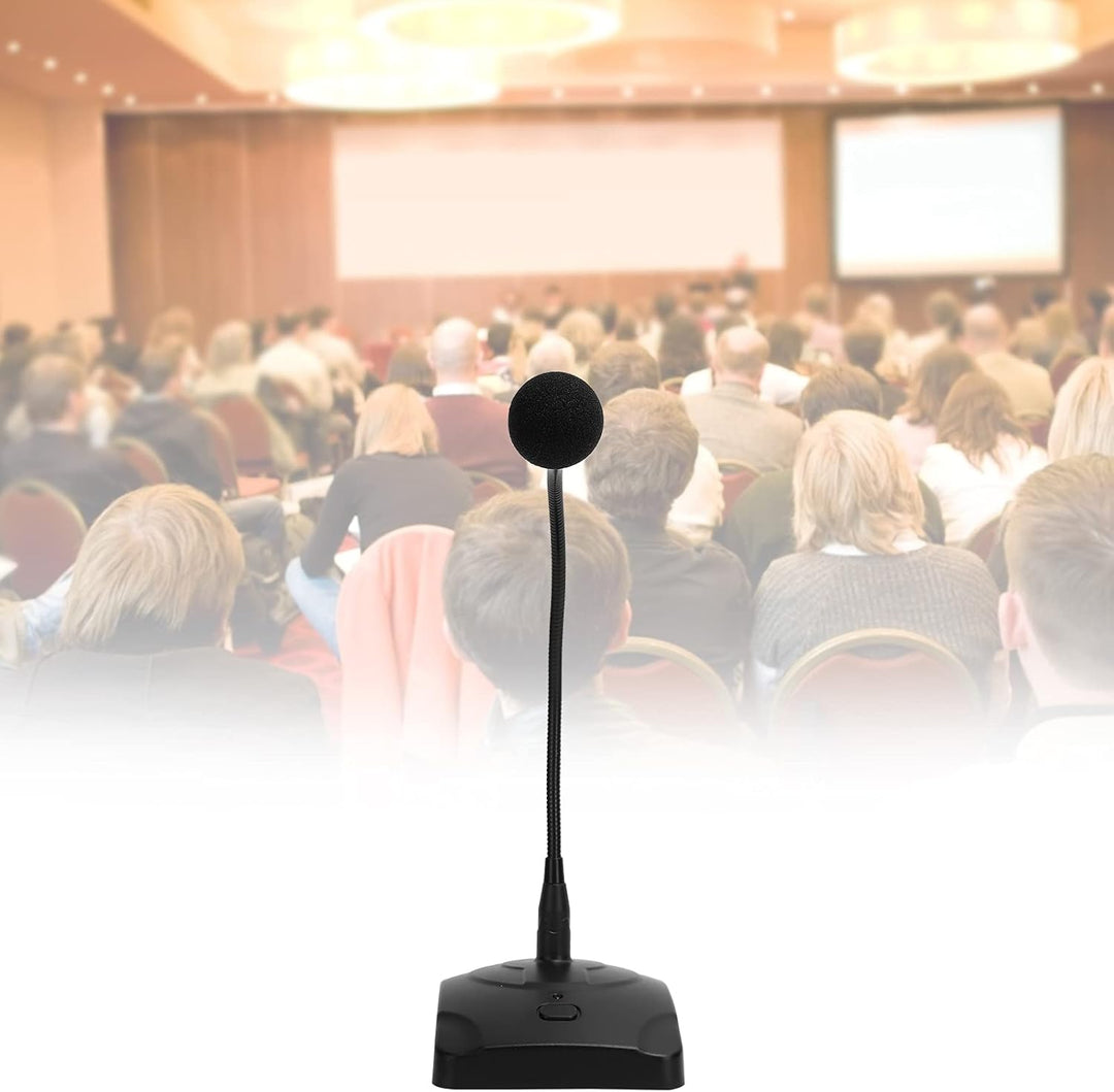 Schwanenhalsmikrofon, Desktop-Computermikrofon mit 5 M XLR-Kabel Kabelgebundenes Konferenzmikrofon 3