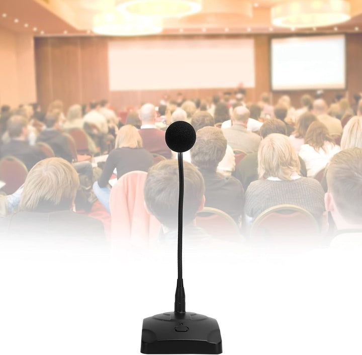 Schwanenhalsmikrofon, Desktop-Computermikrofon mit 5 M XLR-Kabel Kabelgebundenes Konferenzmikrofon 3