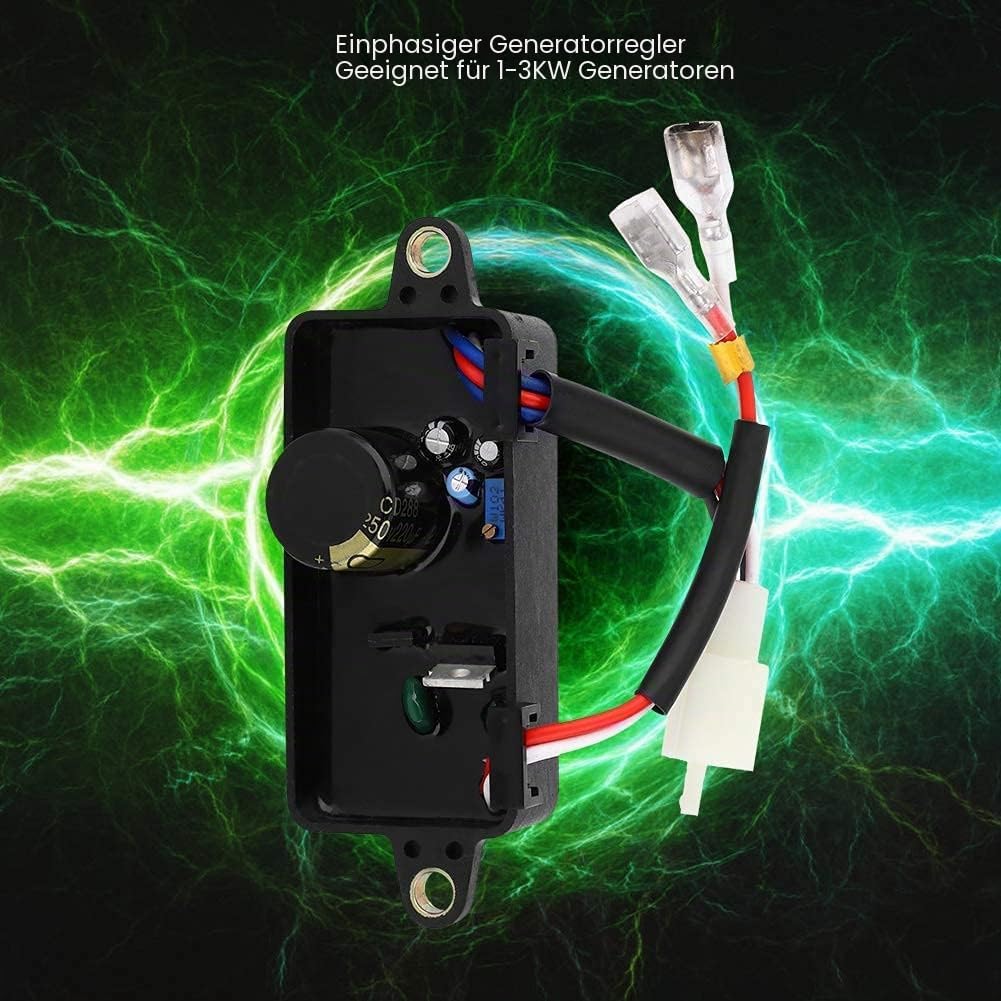 Spannungsregler Generator Stromerzeuger, 2,8 kW AVR Automatisch Gleichrichter Einphasig Stabilisator