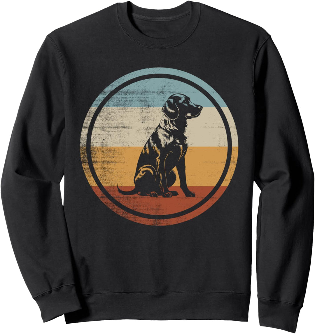 Retro Design Epagneul Breton Hund Sweatshirt