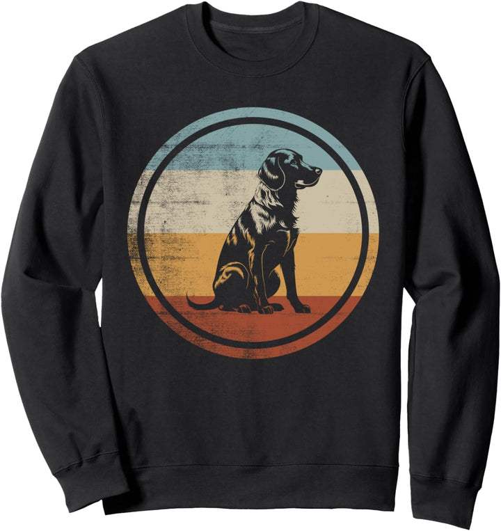 Retro Design Epagneul Breton Hund Sweatshirt